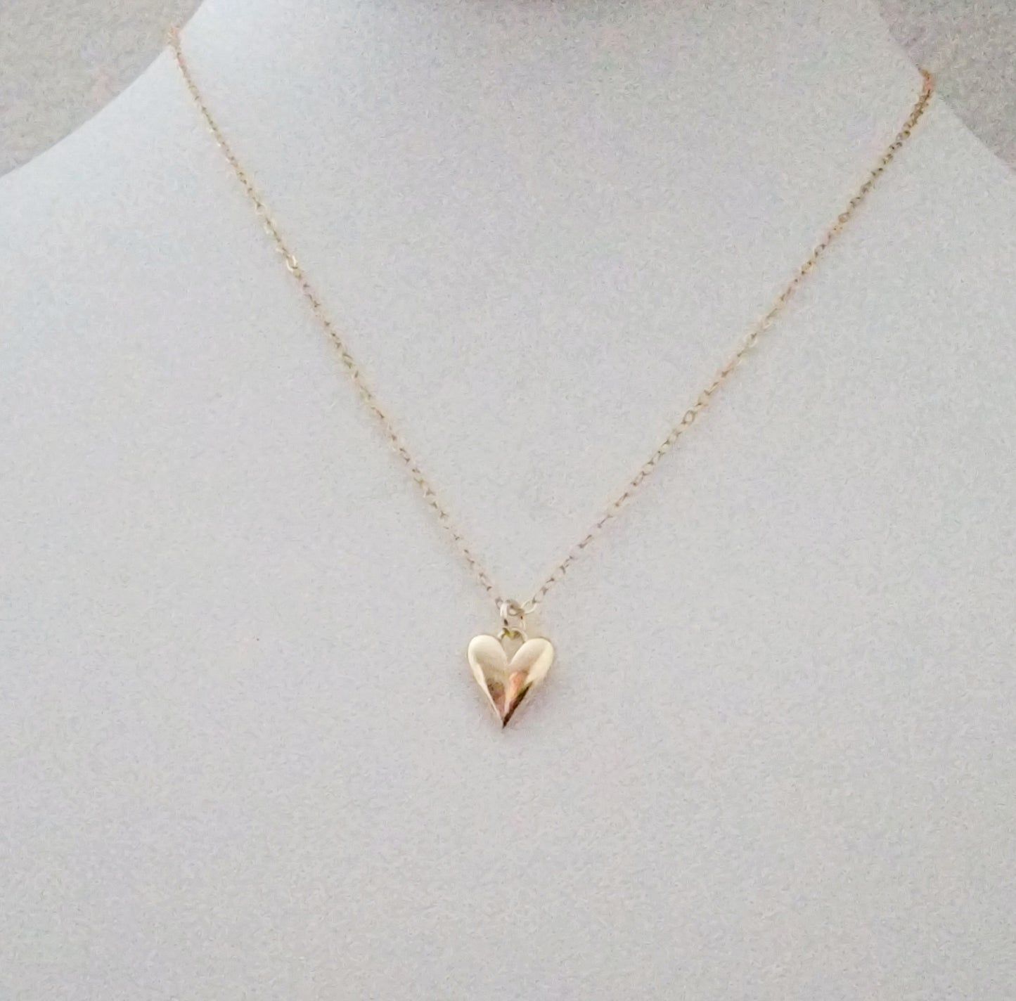 14k Filled Heart Necklace