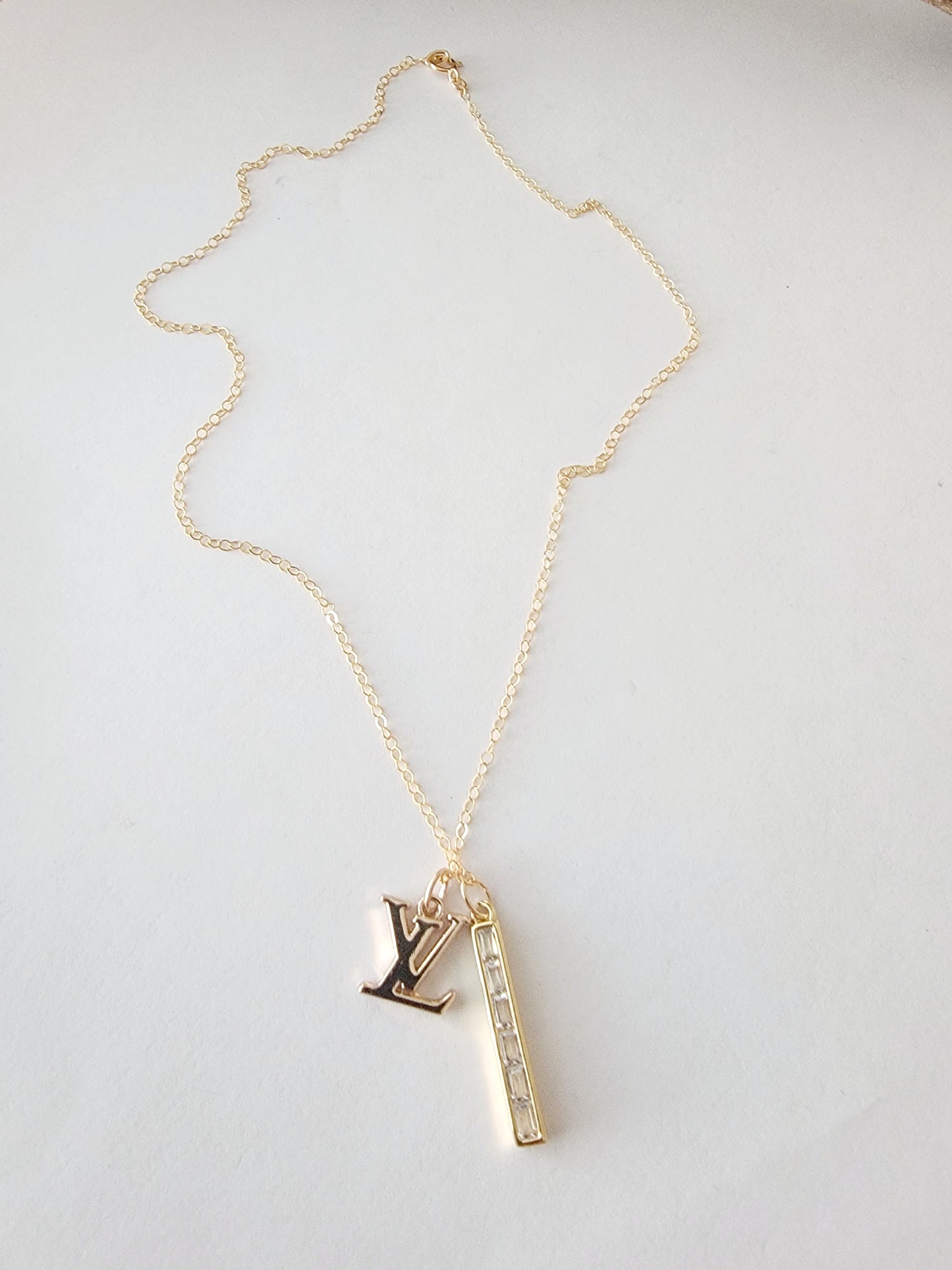 LV Bar Necklace