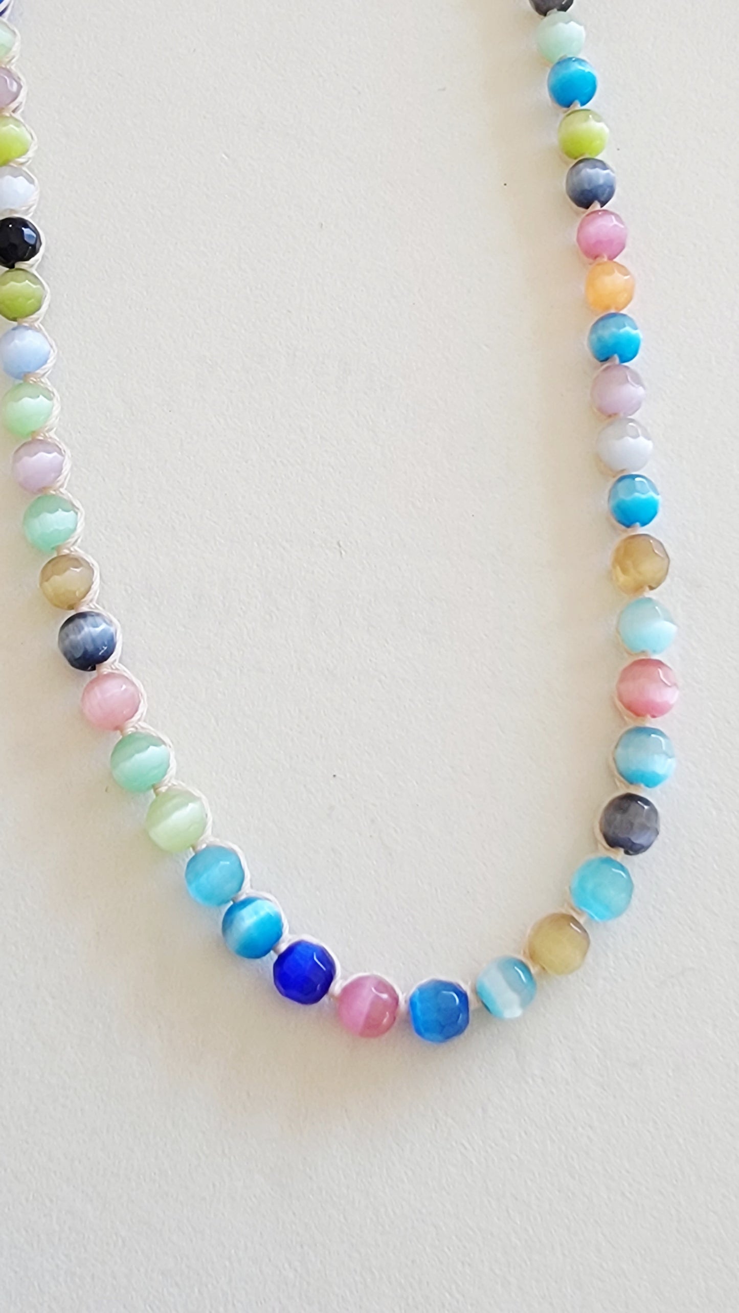 Tigereye Multicolor Beaded Necklace