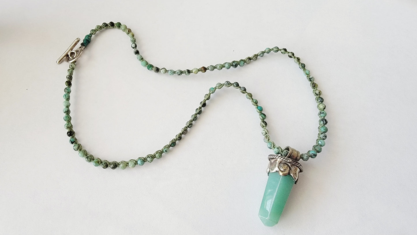 Aventurine Crystal Necklace