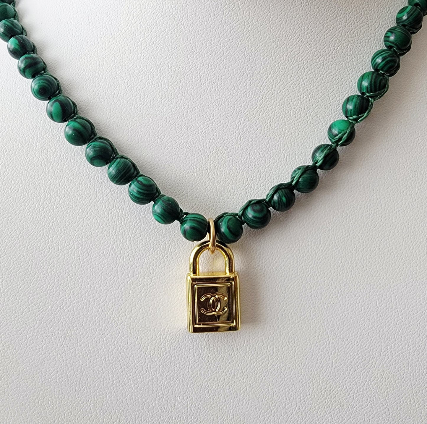 Malachite Chanel Locket