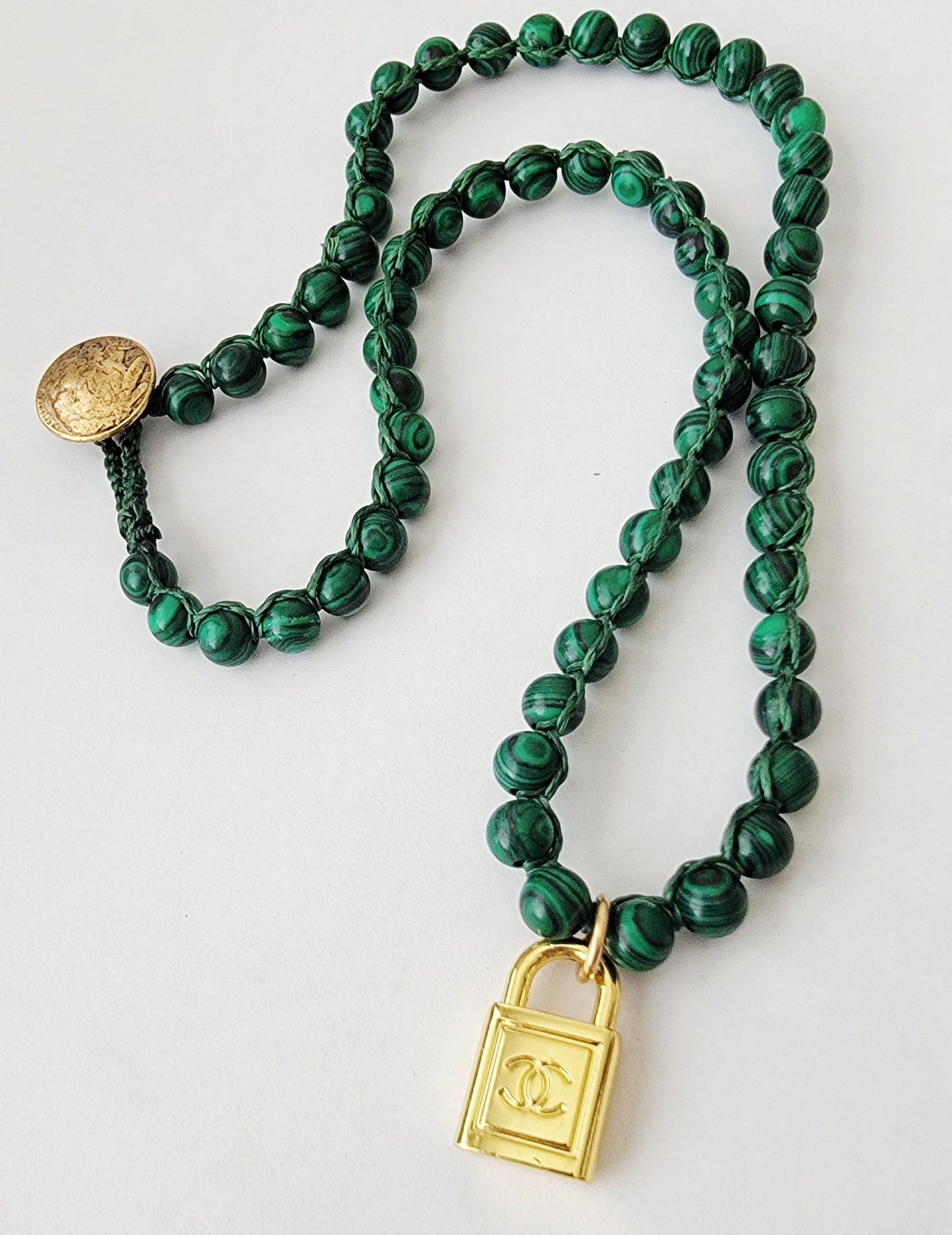 Malachite Chanel Locket
