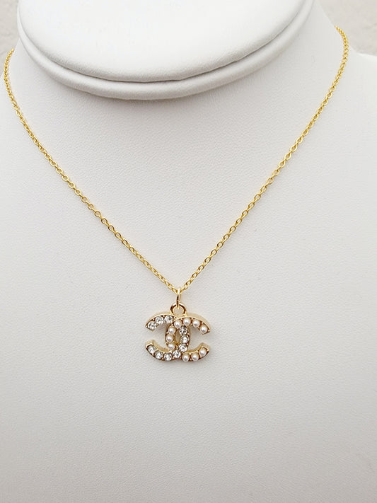 CC Gold Chain Necklace