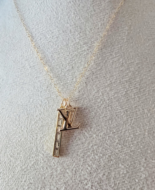 LV  Bar Necklace