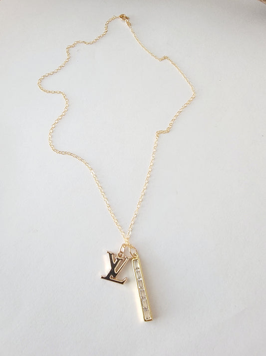 LV  Bar Necklace
