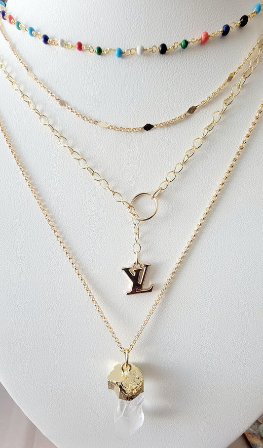 LV 14k Gold filled Necklace