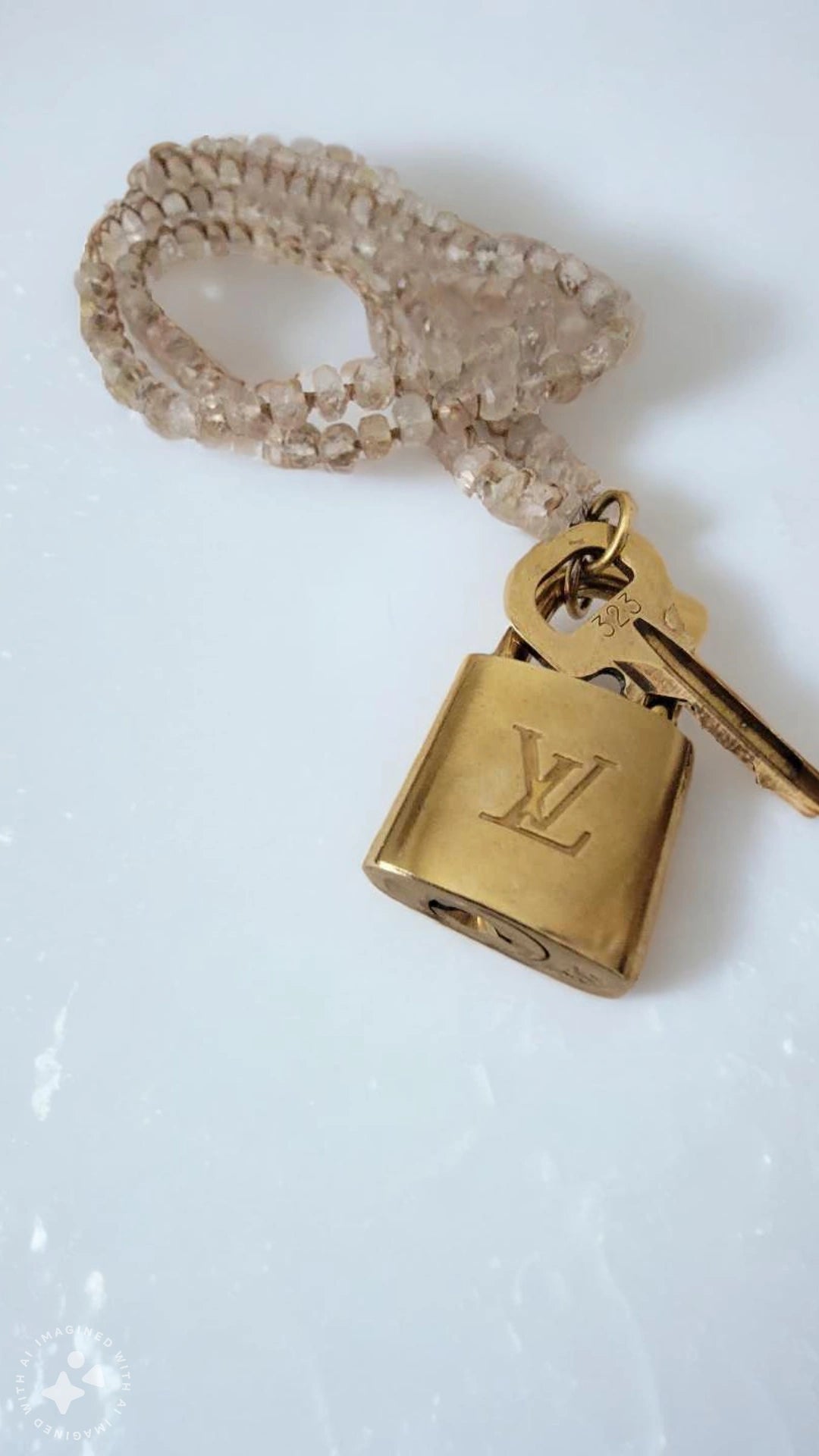 LV Locket Necklace