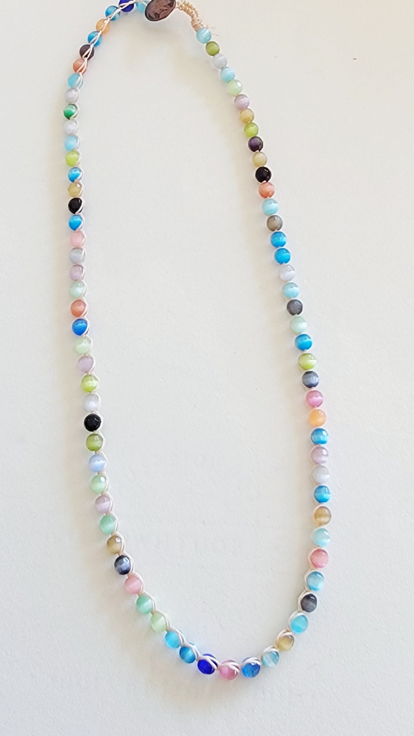 Tigereye Multicolor Beaded Necklace