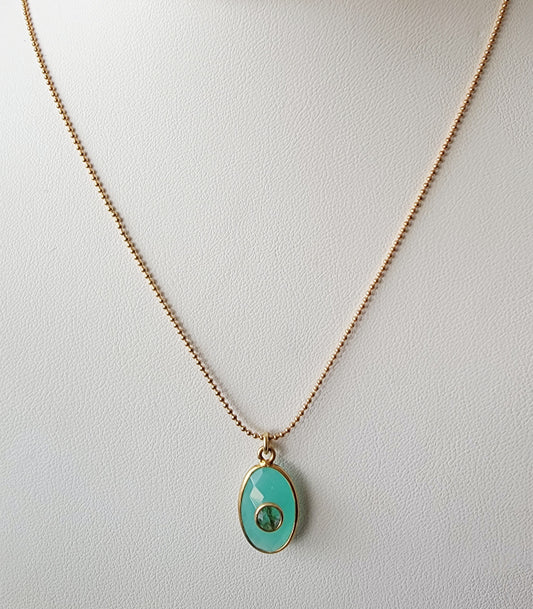 Amzonite Stone Necklace