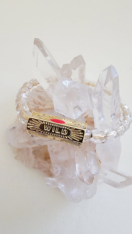 Wild 14k Filled Barrel Bracelet