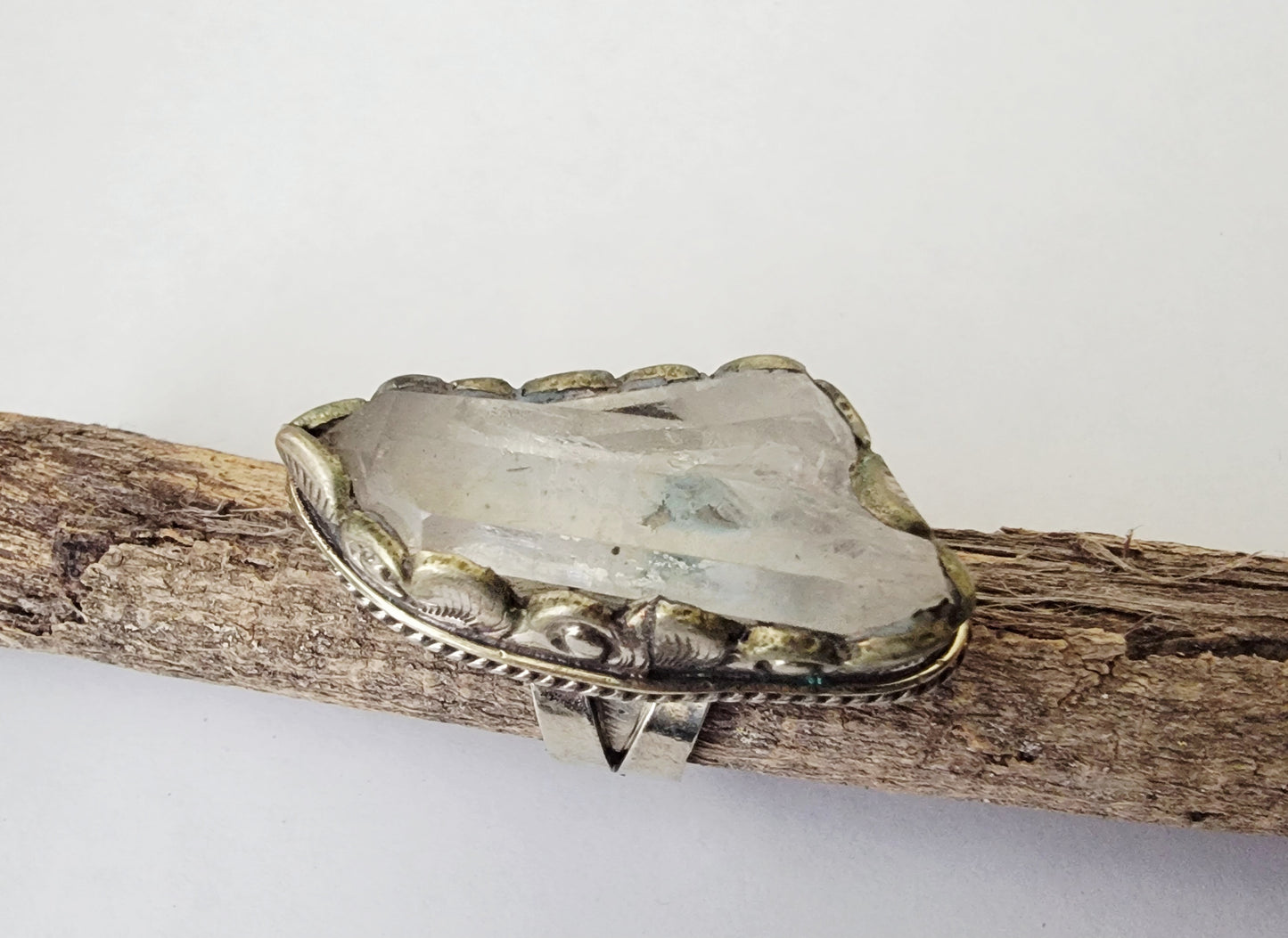 Crystal Artisan Carved Ring