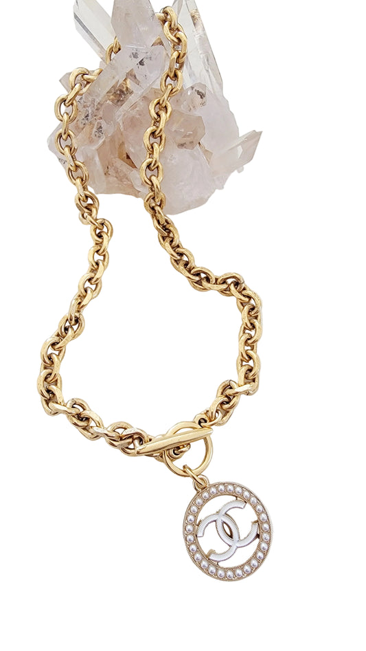 Authentic Vintage Chanel Chunky Chain Necklace