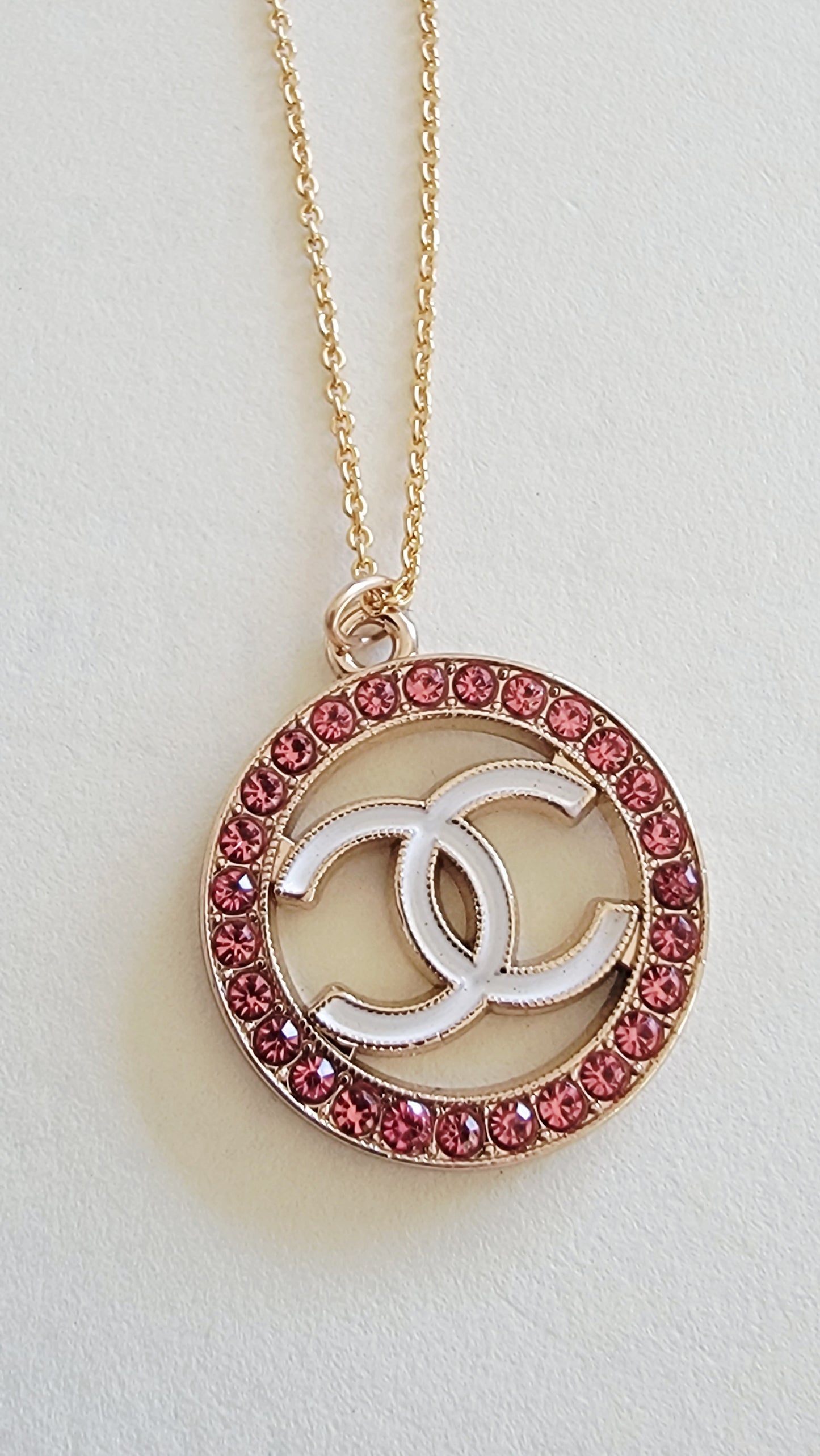 Authentic Vintage Pink Chanel Necklace