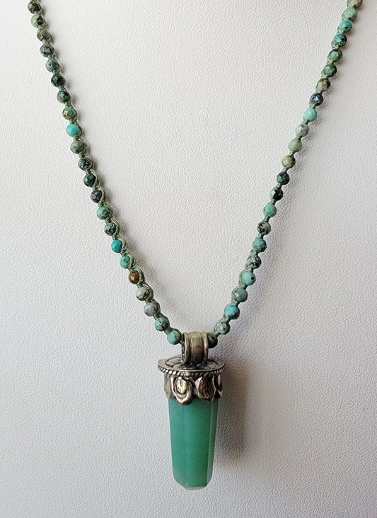 Aventurine Crystal Necklace