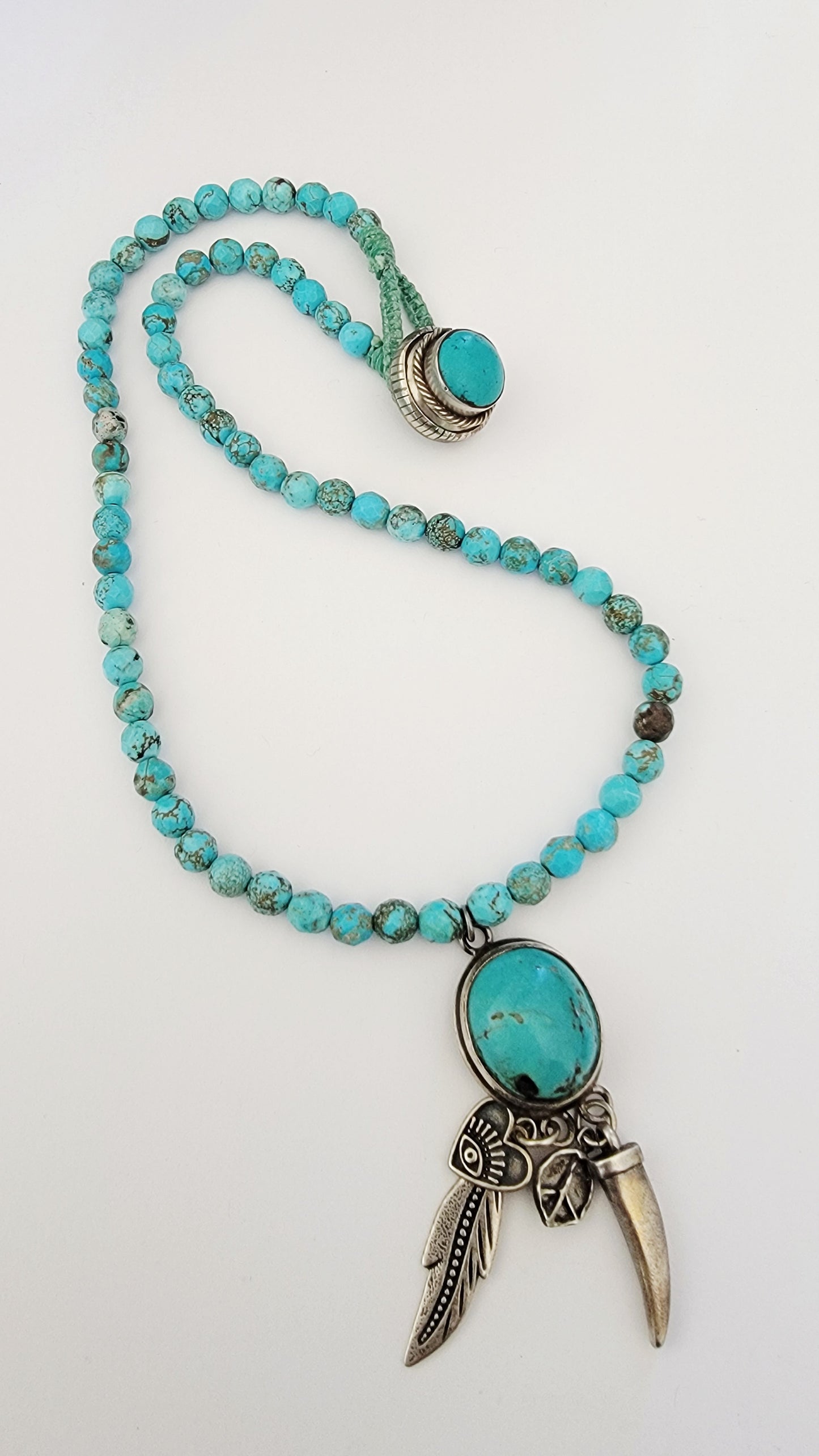 Turquoise Vintage Charm Necklace